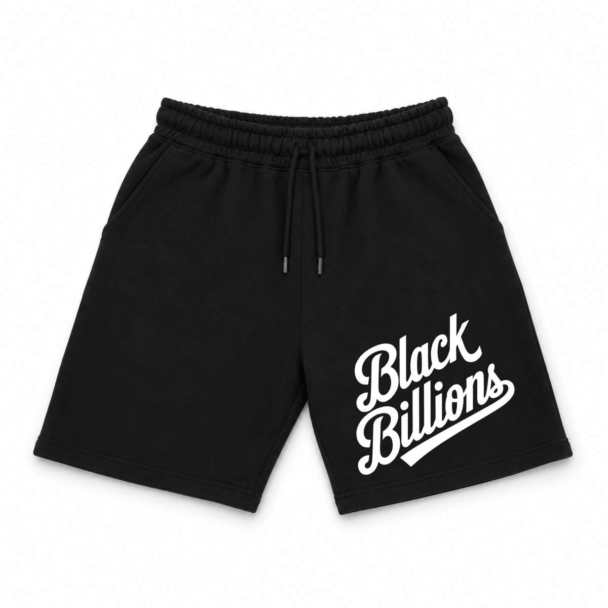 Black Billions Script Sweat Shorts