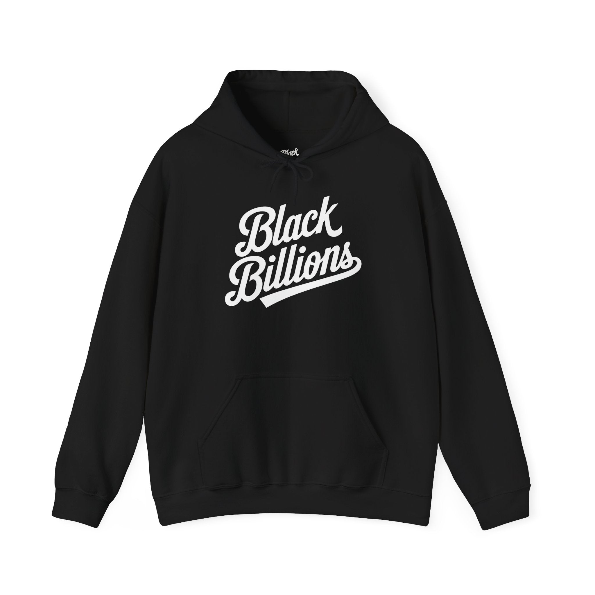 Black Billions™ Jumbo Script Hoodie | Premium Streetwear Pullover