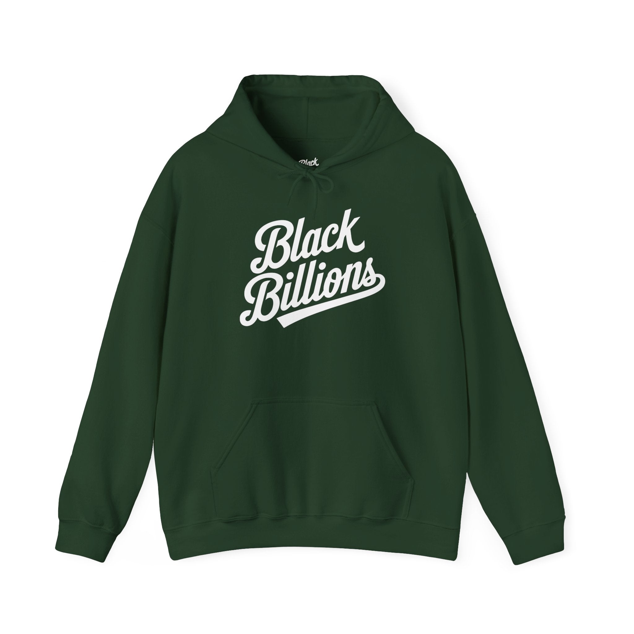 Black Billions™ Jumbo Script Hoodie | Premium Streetwear Pullover