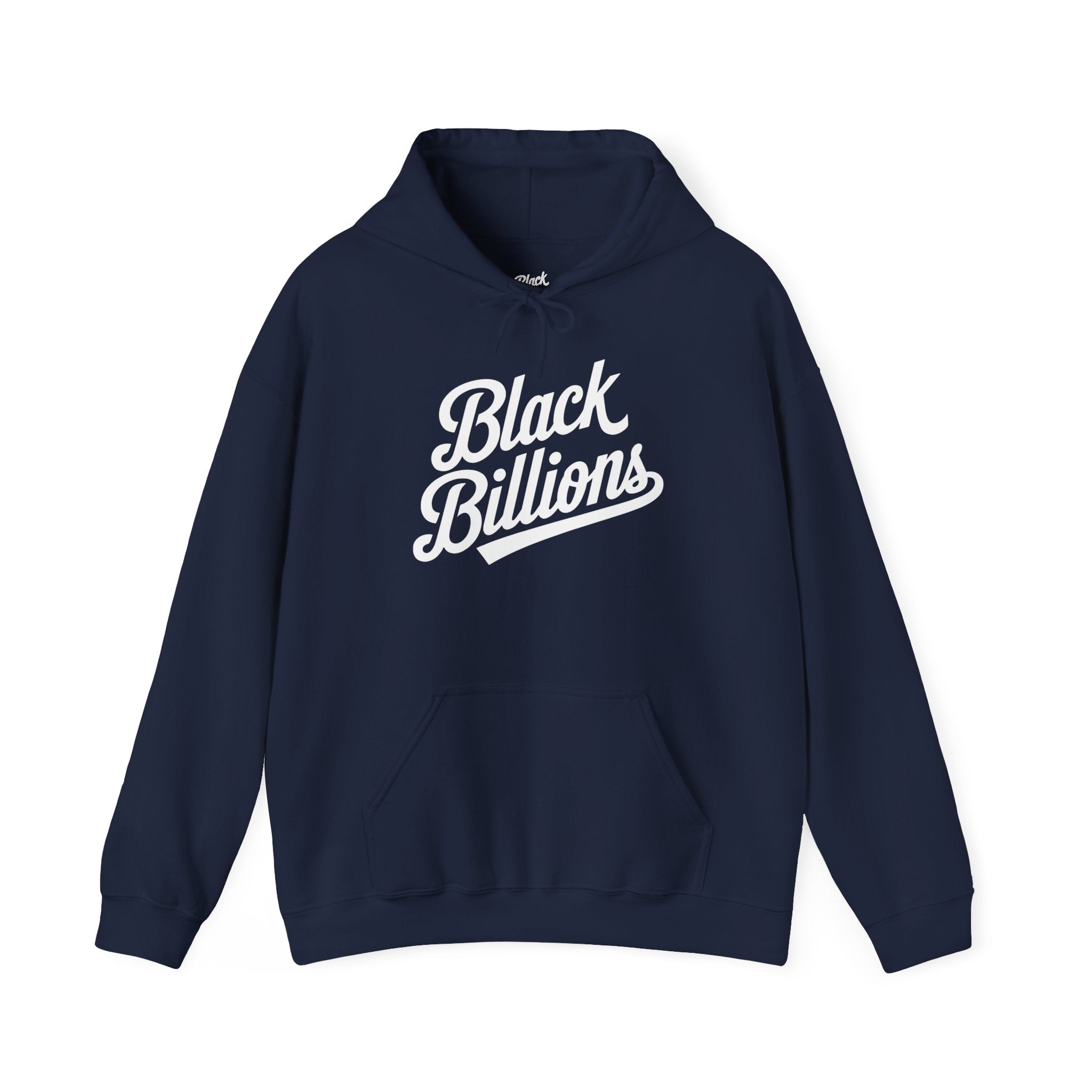 Black Billions™ Jumbo Script Hoodie | Premium Streetwear Pullover
